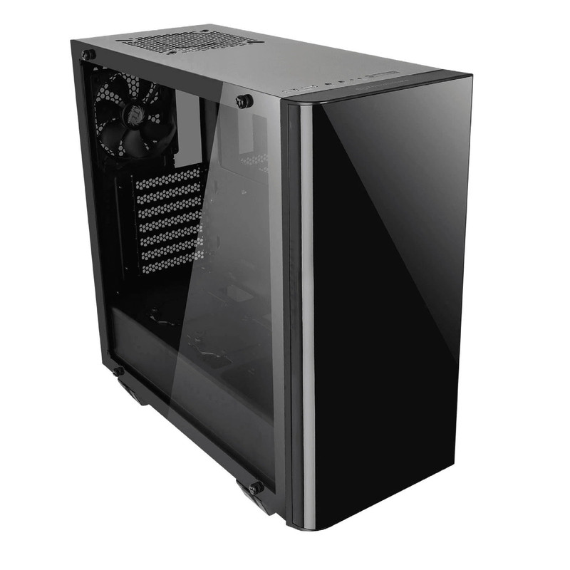 Thermaltake View 21 Tempered Glass Edition - Black - صندوق